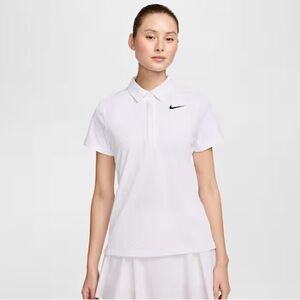 Nike Dri-FIT White Polo